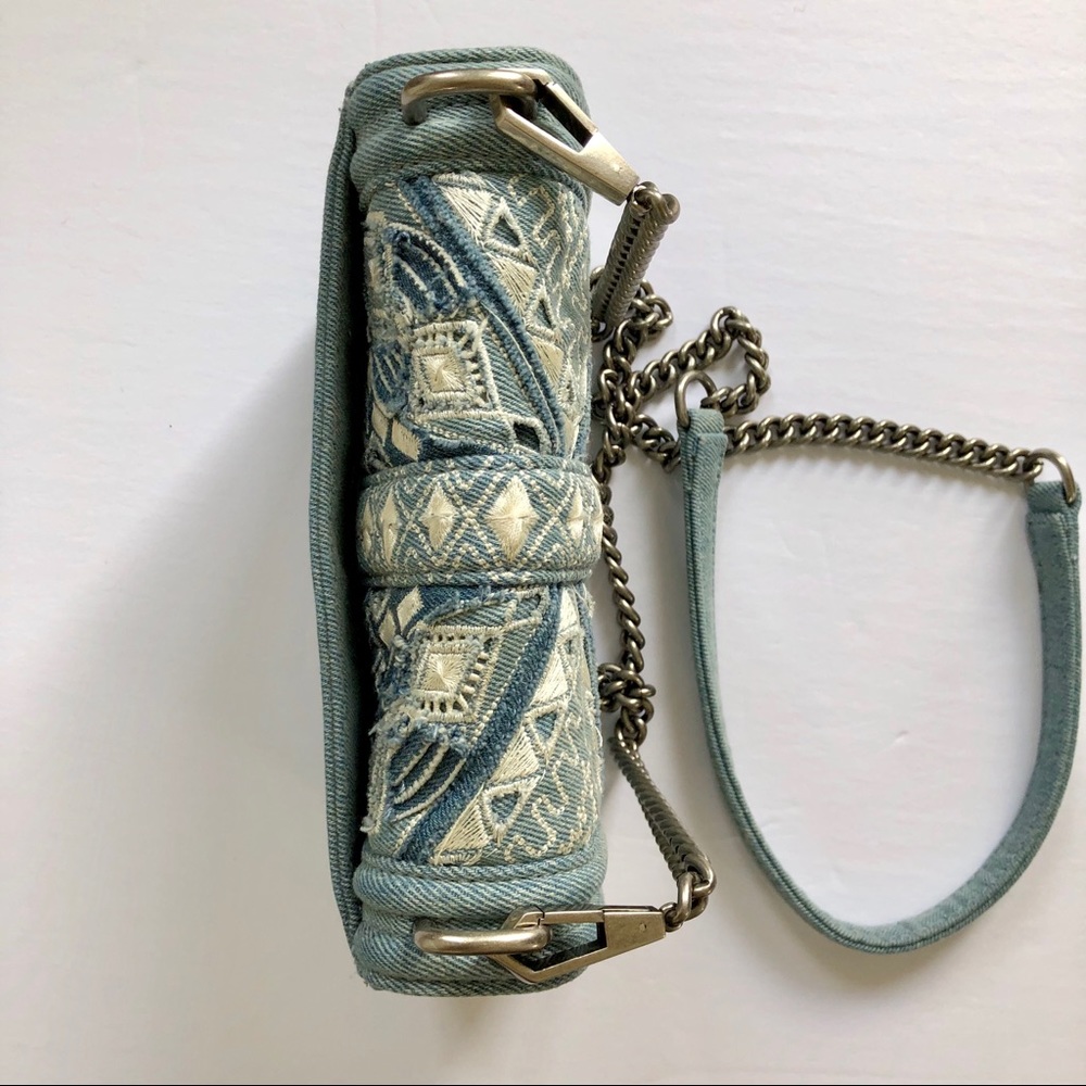 Rebecca Minkoff Embroidered Denim Crossbody - Picture 8 of 8